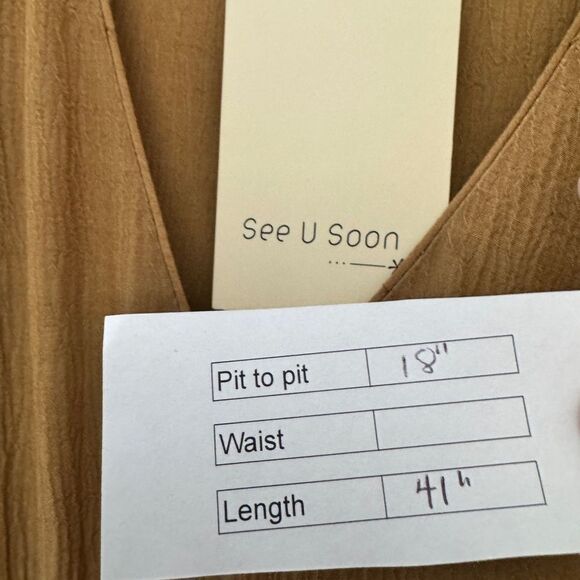 Anthropologie See u Soon Long Sleeve Dress - Picture 10 of 10